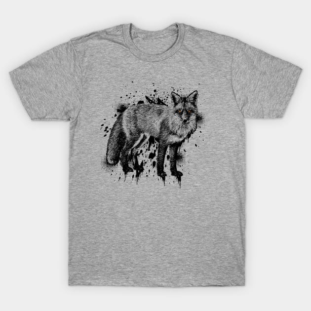 Fox Animal Wildlife Forest Nature Adventure Hunt Graphic T-Shirt by Cubebox